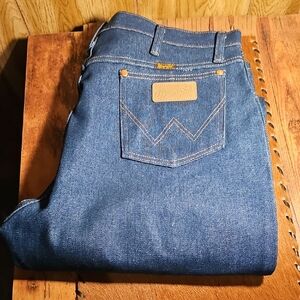 Wrangler Men's Bootcut Jeans in Classic Blue 13MWZ Size 35x36